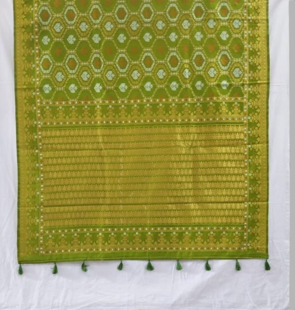 Henna Handloom Banarasi Silk Saree