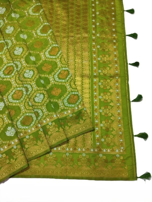Henna Handloom Banarasi Silk Saree
