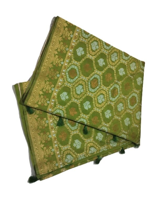 Henna Handloom Banarasi Silk Saree