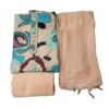 Peach Modal Unstitched Suit