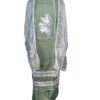 Green Organza Unstitched Suit