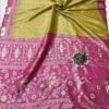 BS002186-1(3) Yellow Handloom Kanjivaram Silk Saree