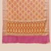 Orange Handloom Pure Khaddi Banarasi Saree