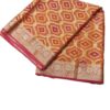 Orange Handloom Pure Khaddi Banarasi Saree