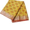Yellow Handloom Pure Khaddi Banarasi Saree