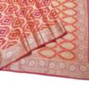 Red Handloom Pure Khaddi Banarasi Saree