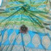 Blue Handloom Pure Khaddi Banarasi Saree