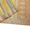 Yellow Handloom Pure Khaddi Banarasi Saree