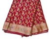 Pink Handloom Pure Khaddi Banarasi Saree