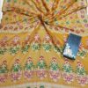 Mustard Handloom Pure Khaddi Banarasi Saree