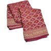 Magenta Handloom Pure Khaddi Banarasi Saree
