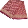 Magenta Handloom Pure Khaddi Banarasi Saree