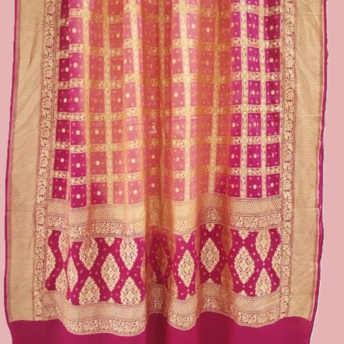 Fuchsia Pure Khaddi Dupatta