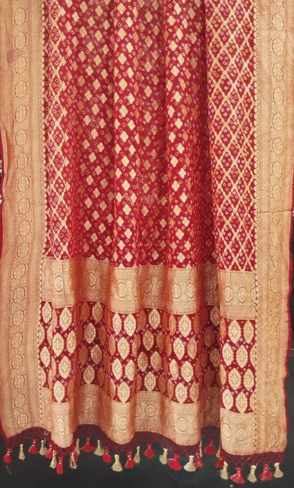 Red Pure Khaddi Dupatta