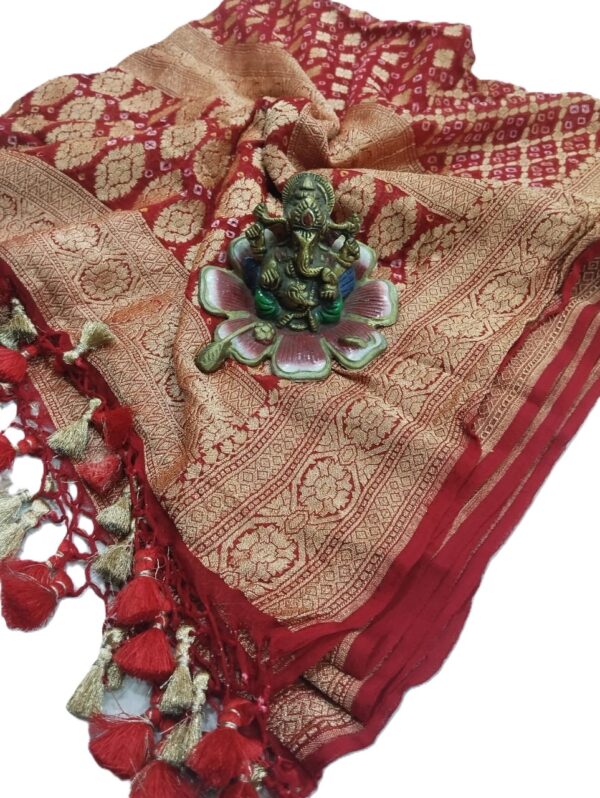 Red Pure Khaddi Dupatta