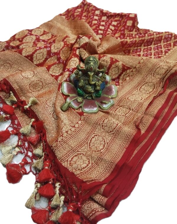 Red Pure Khaddi Dupatta
