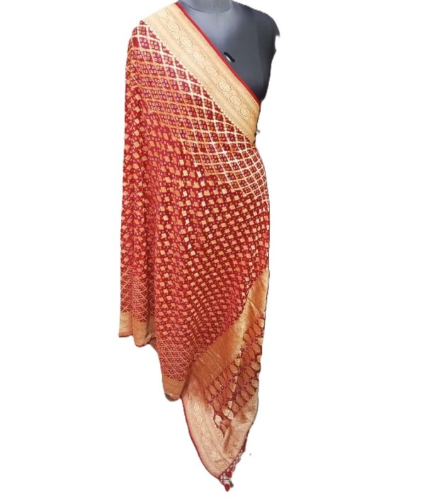 Red Pure Khaddi Dupatta