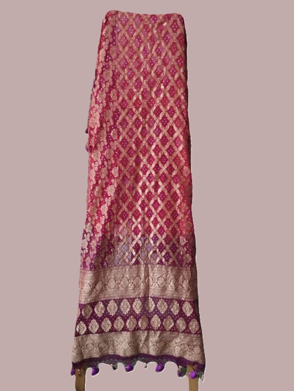 Purple Pure Khaddi Dupatta
