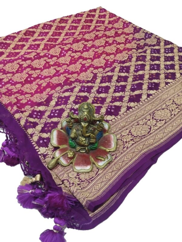 Purple Pure Khaddi Dupatta