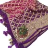 Purple Pure Khaddi Dupatta