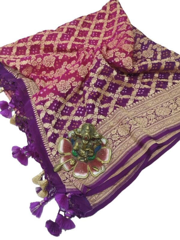 Purple Pure Khaddi Dupatta