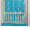 Turquoise Handloom Banarasi Silk Saree