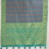 Turquoise Handloom Banarasi Silk Saree