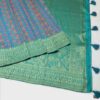 Turquoise Handloom Banarasi Silk Saree