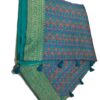 Turquoise Handloom Banarasi Silk Saree