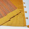 Mustard Handloom Banarasi Silk Saree