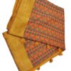 Mustard Handloom Banarasi Silk Saree