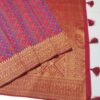 Fuchsia Handloom Banarasi Silk Saree