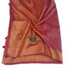 Fuchsia Handloom Banarasi Silk Saree