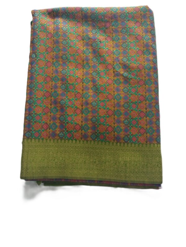 Henna Green Handloom Banarasi Silk Saree