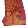 Red Handloom Banarasi Silk Saree