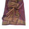 Purple Handloom Banarasi Silk Saree