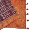 Purple Handloom Banarasi Silk Saree