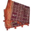 Purple Handloom Banarasi Silk Saree