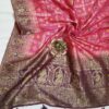 Pink Handloom Banarasi Silk Saree