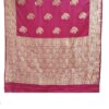 Magenta Handloom Banarasi Silk Saree