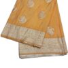 Yellow Handloom Banarasi Silk Saree