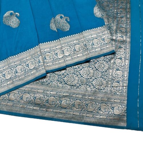 Firozi Handloom Banarasi Silk Saree