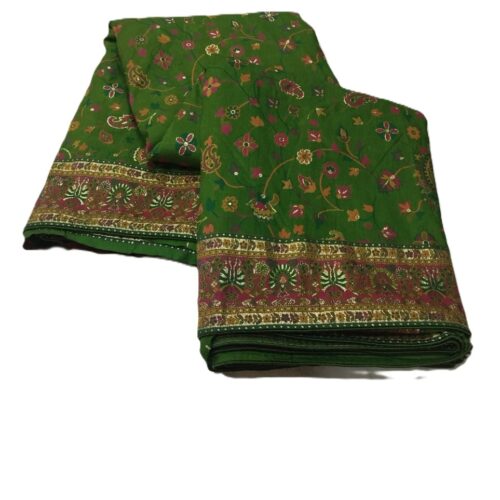 Sea Green Handloom Banarasi Silk Saree