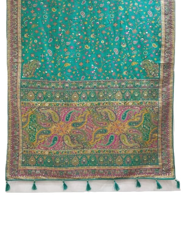 Firozi Handloom Banarasi Silk Saree