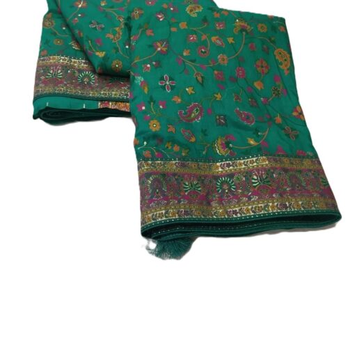 Firozi Handloom Banarasi Silk Saree