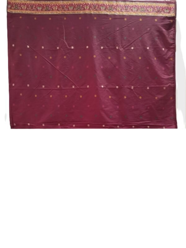 BS002264-5(2) Purple Handloon Banarasi Silk Saree