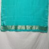 Turquoise Handloom Banarasi Silk Saree