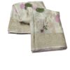 Off White Handloom Banarasi Silk Saree