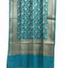 Teal Banarasi Silk Dupatta