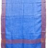Blue Pure Linen Handloom Dupatta